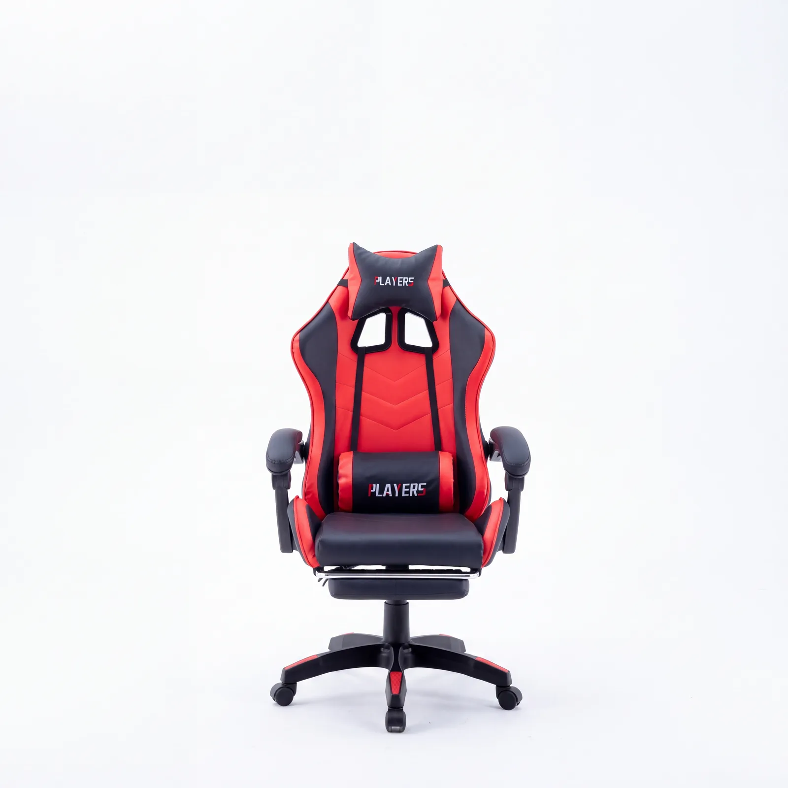 Sedia gaming rossa dopo l'upscale